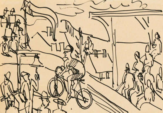 Ernst Ludwig Kirchner. Radrennen - фото 1
