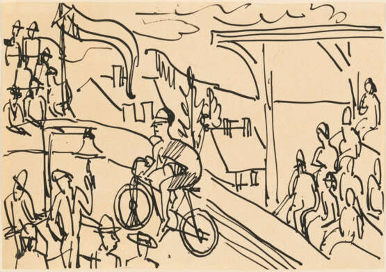 Ernst Ludwig Kirchner. Radrennen - photo 2