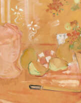 Oskar Moll. Stillleben mit Messer