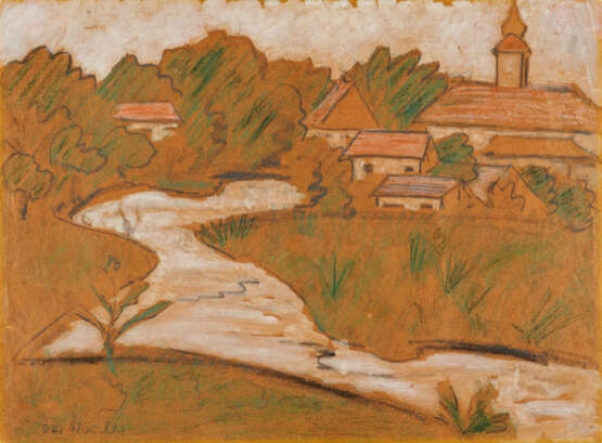 Otto Mueller. Dorf am Fluss - photo 1