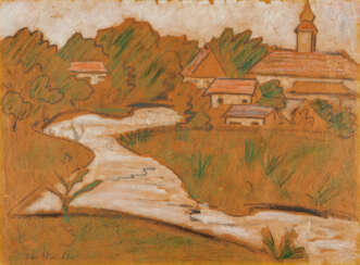 Otto Mueller. Dorf am Fluss