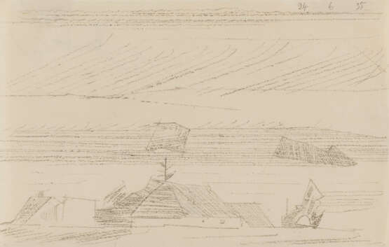 Lyonel Feininger. Untitled (Landscape) - photo 1