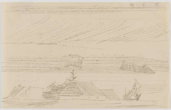 Lyonel Feininger. Ohne Titel (Landschaft) - Foto 2