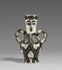 Pablo Picasso Ceramics. Vase with Two High Handles