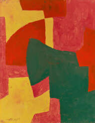 Serge Poliakoff. Composition vert rouge jaune