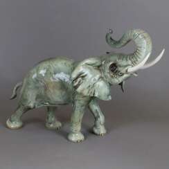 Große Tierfigur "Afrikanischer Elefant" - Goebel, aus der Fi…