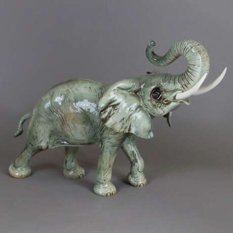 Große Tierfigur "Afrikanischer Elefant" - Goebel, aus der Fi… - Foto 1