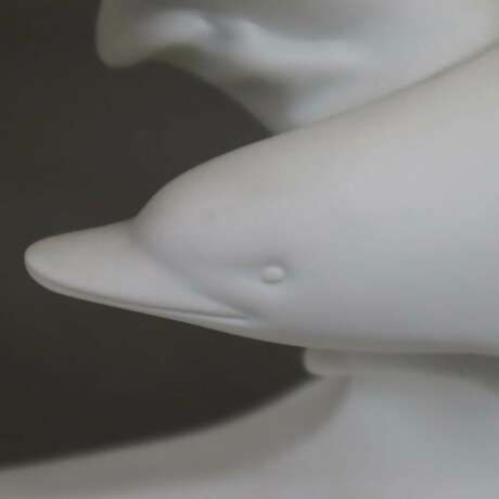 Tierfigur "Delphinpaar" - Biskuitporzellan, Alboth&Kaiser, E… - Foto 4
