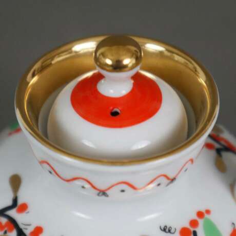 Russische Teekanne und zwei Empire-Tassen - Porzellan, 1x kl… - фото 9