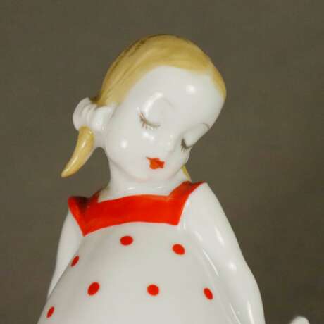 Seltene Porzellanfigur "Mädchen mit Huhn" - Rosenthal, Kunst… - photo 2