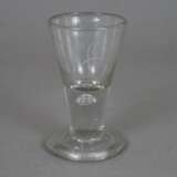 Rustikales Trichterglas - farbloses Glas, klassische Trichte… - фото 1