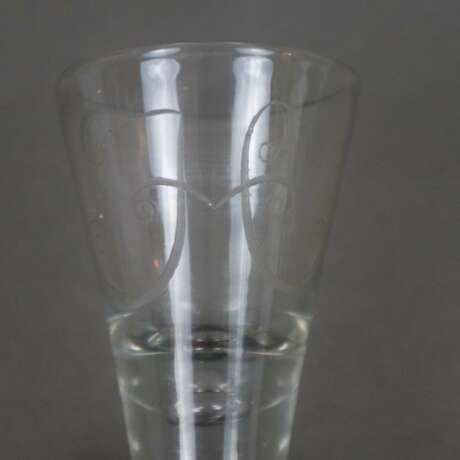 Rustikales Trichterglas - farbloses Glas, klassische Trichte… - Foto 2