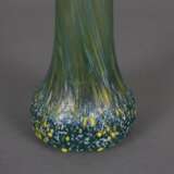 Vase - dickwandiges Glas mit Farbeinschmelzungen, irisiert,… - photo 5