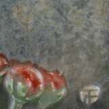 Große Keramik-Wandfliese mit floralem Jugendstil-Motiv - Sta… - Foto 5