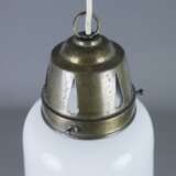 Jugendstil-Deckenlampe - Anfang 20. Jh., glockenförmiger Gla… - photo 6