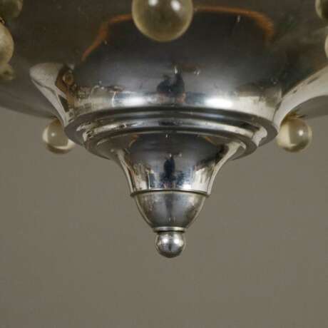 Art Déco-Deckenlampe - wohl Frankreich um 1920/30, trichterf… - фото 3