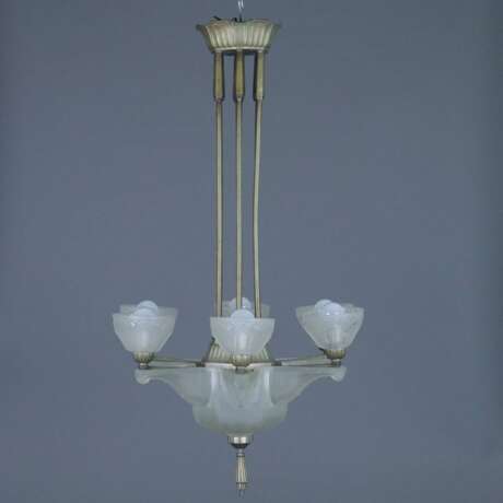 Art Déco-Deckenlampe - Hettier & Vincent, Frankreich, um 192… - photo 1