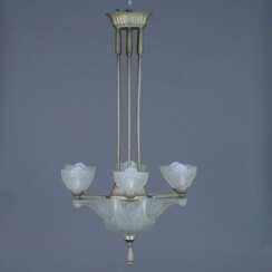 Art Déco-Deckenlampe - Hettier & Vincent, Frankreich, um 192…