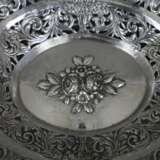 Korbschale im Barockstil - 800er Silber, ovale Form, durchbr… - фото 3