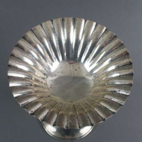 Sterlingsilber-Tazza - 20. Jh., 925er Silber, runde vertieft… - photo 2