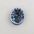 Ovale Gravurplatte aus Achat - Lagenachat-Intaglio mit Darst… - Auktionsware