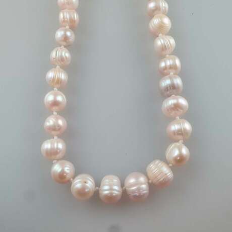 Barocke Perlenkette - 39 individuell geformte Barockperlen c… - фото 4