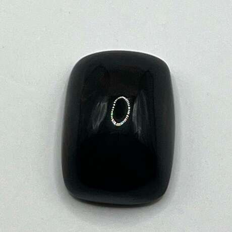 Schwarzer Opal - 5,31 ct., schwarz mit Farbenspiel, Kissensc… - photo 2