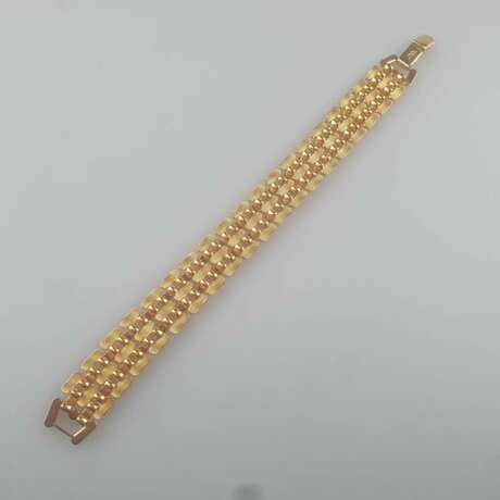 Vintage-Armband - NAPIER / USA, goldfarbenes Metall, glanzpo… - photo 5