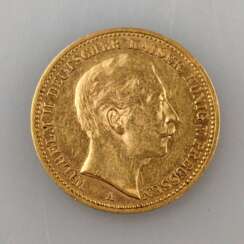 Goldmünze 20 Mark 1889 - Deutsches Kaiserreich, Wilhelm II D…