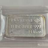 12 Silber-Motivbarren Degussa - Feinsilber 999 (1 Unze), 5x… - photo 1