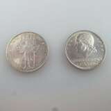 Zwei Silbermünzen 3 Reichsmark 1929 - Weimarer Republik, 500… - фото 1