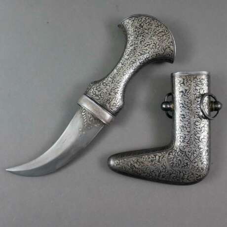 Silbertauschierter Eisen-Khanjar /-Jambyia - Indien 20.Jh.,… - фото 1