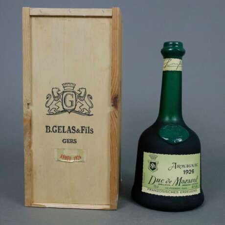 Armagnac - Duc de Maraval, B.Gelas & Fils, 1929, France, 70… - фото 2