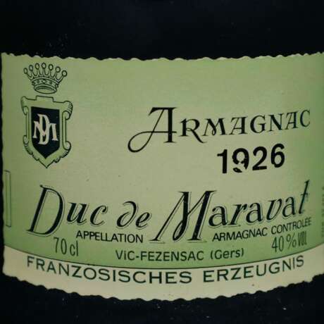 Armagnac - Duc de Maraval, B.Gelas & Fils, 1929, France, 70… - Foto 6
