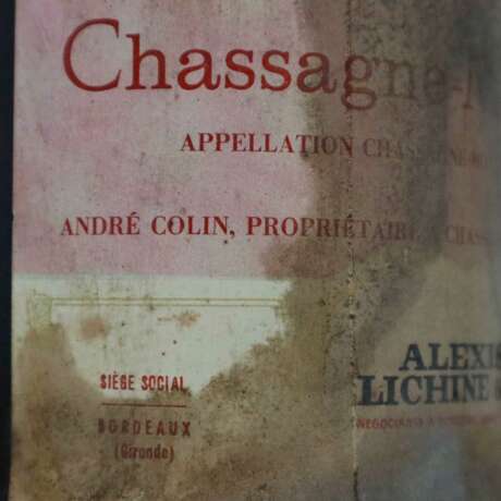 Weinkonvolut - 2 Flaschen 1969 Alexis Lichine Chassagne-Mont… - Foto 5