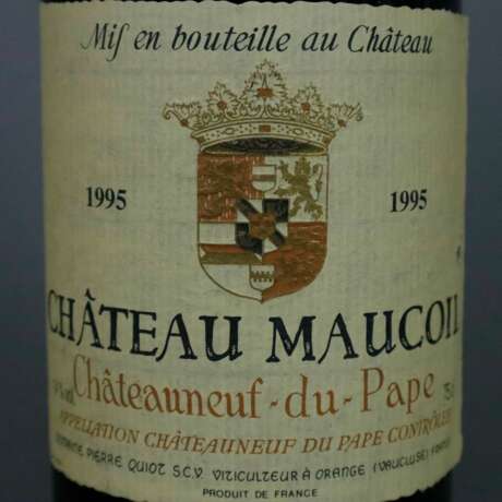 Weinkonvolut - 2 Flaschen 1995 Château Maucoil Châteauneuf-d… - Foto 2