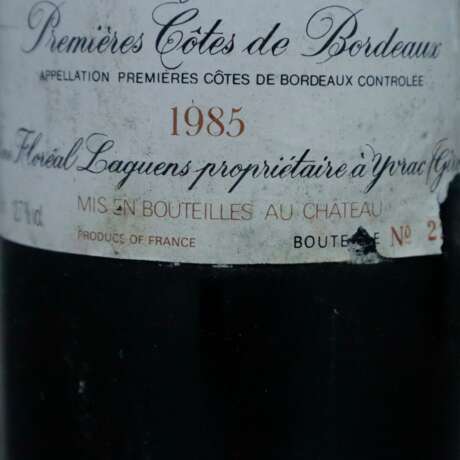 Wein - 1985 Château Lafitte-Laguens Côtes de Bordeaux, Franc… - Foto 7