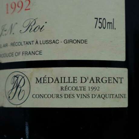 Weinkonvolut - 2 Flaschen, 1 x 1992 Château Bel Air Lussac-S… - Foto 6