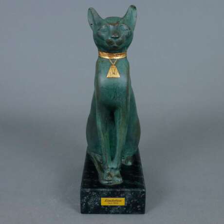 Katzengöttin Bastet - Museumsreplik nach altägyptischer Stat… - photo 1