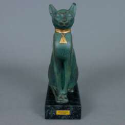 Katzengöttin Bastet - Museumsreplik nach altägyptischer Stat…