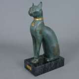 Katzengöttin Bastet - Museumsreplik nach altägyptischer Stat… - photo 2