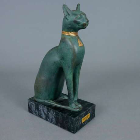 Katzengöttin Bastet - Museumsreplik nach altägyptischer Stat… - photo 3