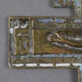 Segenskreuz - Russland, 19.Jh., Bronzelegierung, teils hellb… - фото 5
