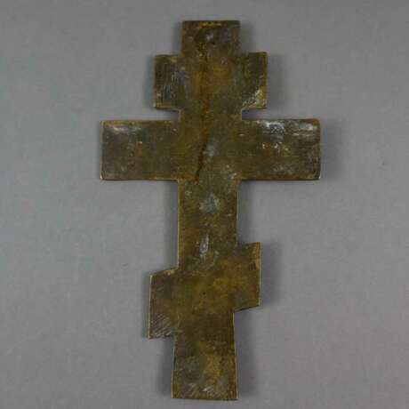 Segenskreuz - Russland, 19.Jh., Bronzelegierung, teils hellb… - фото 7