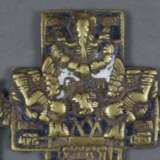 Kleines Segenskreuz - Russland, 19.Jh., Bronzelegierung, tei… - фото 4