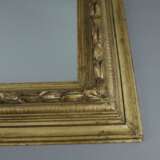 Wandspiegel - Holz, Stuckdekor, vergoldet, rechteckige Spieg… - photo 2