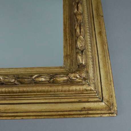 Wandspiegel - Holz, Stuckdekor, vergoldet, rechteckige Spieg… - photo 2
