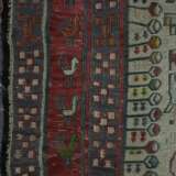 Sumakh-Wandteppich mit Tierdarstellungen - 20. Jh., Seide, W… - Foto 2