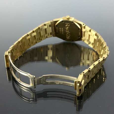 Audemars Piguet: Royal Oak Quarz - Damenarmbanduhr. 18K Gold, Datum, Top Luxus Klassiker! - фото 7