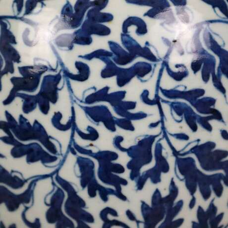 Blau-weiße Balustervase - China, späte Qing-Dynastie, Porzel… - photo 6